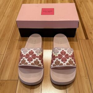 Kate Spade Women's Olympia Logo Pale Dogwood Size 11B (MSRP $78)